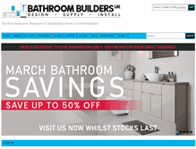 Tablet Screenshot of bathroombuildersuk.co.uk